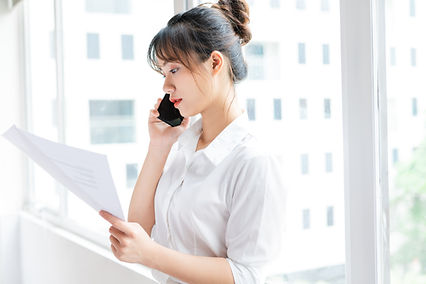 phone call portrait